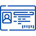 Driver's license and contractor credentials for Genesee Valley Roofing LLC